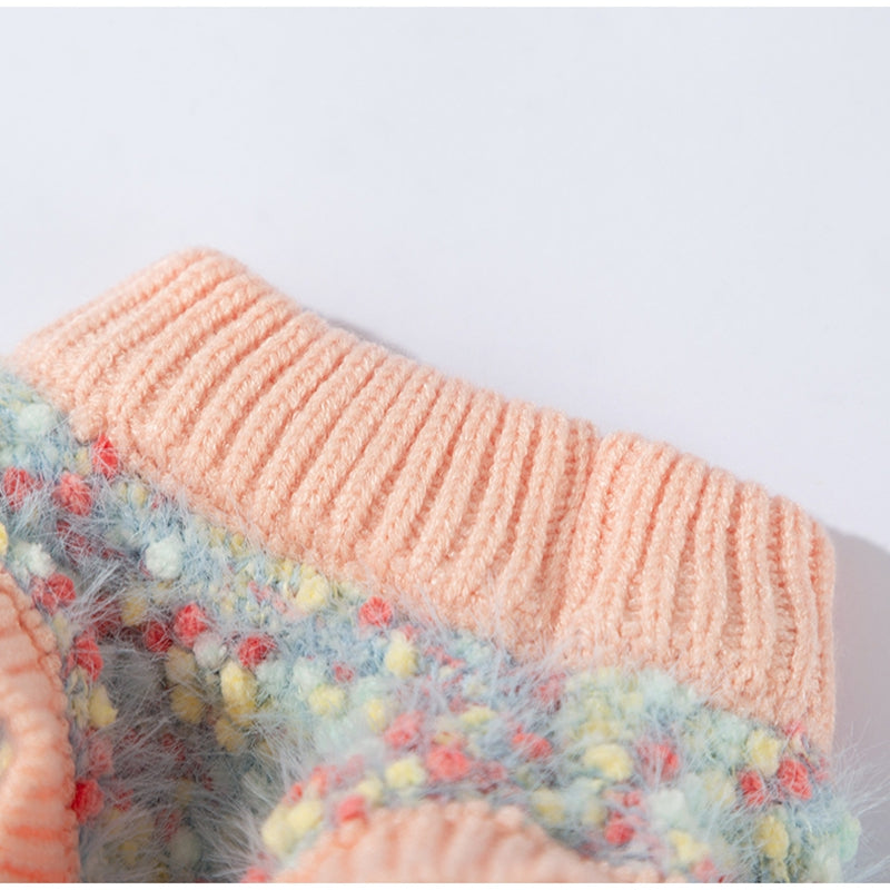 Autumn And Winter Pet Sweaters, Three-dimensional Bear Floral Yarn, Small And Medium-sized Dog Bichon Frise Yorkshire Terrier Pullover, Cat And Dog Clothes - Majestic Pet Kingdom