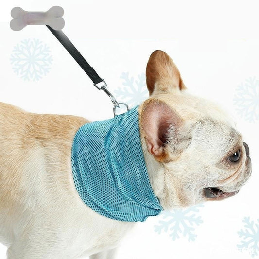 Dog Bandana Instant Cooling Summer Ice Neck Wrap Collar Scarf