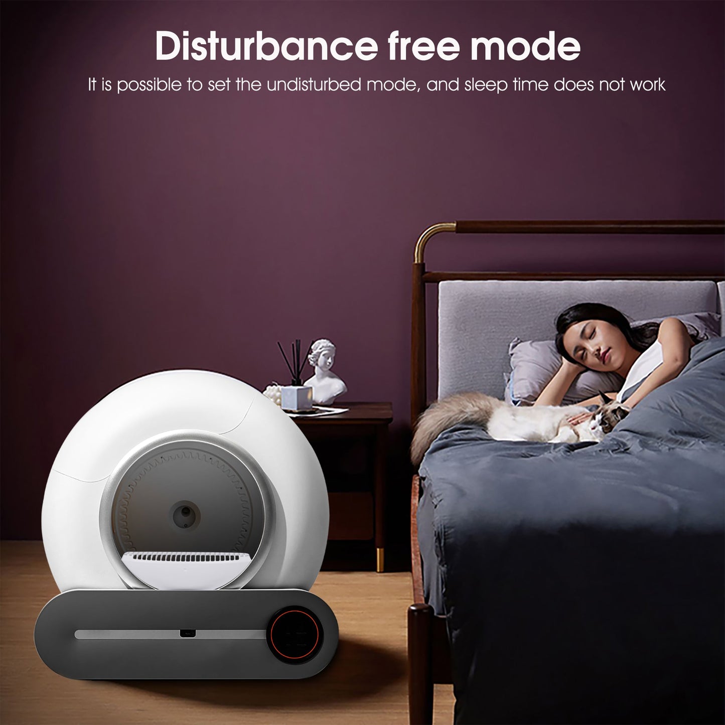 Smart Automatic Cat Litter Box - WiFi App Control & Odor