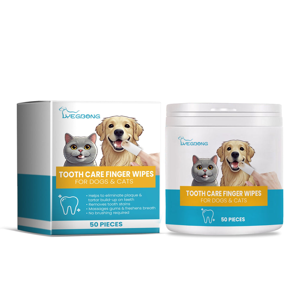 Pet Dental Wipes: Tartar & Oral Care Finger Wipes