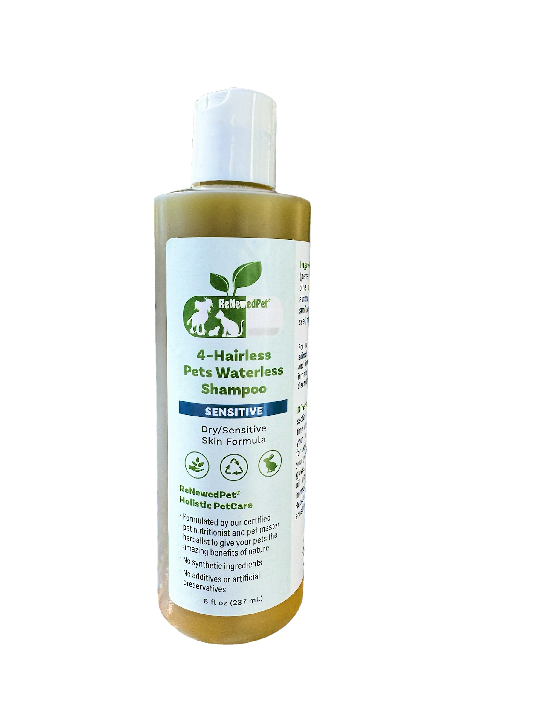Sensitive Skin Waterless Shampoo for Hairless Dogs