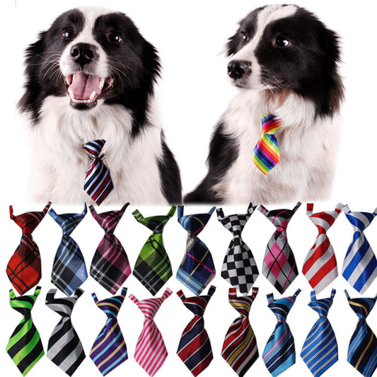 Dog Necktie Formal Gentleman Classic Adjustable Pet Grooming Tie