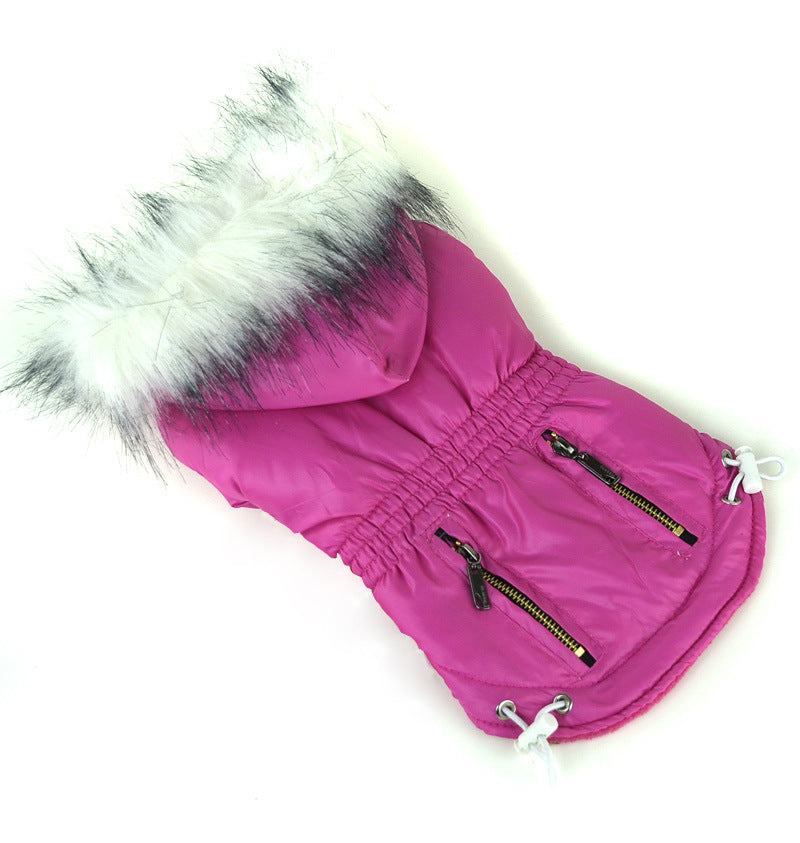 Zippered Cotton Padded Clothes For Pets - Majestic Pet Kingdom