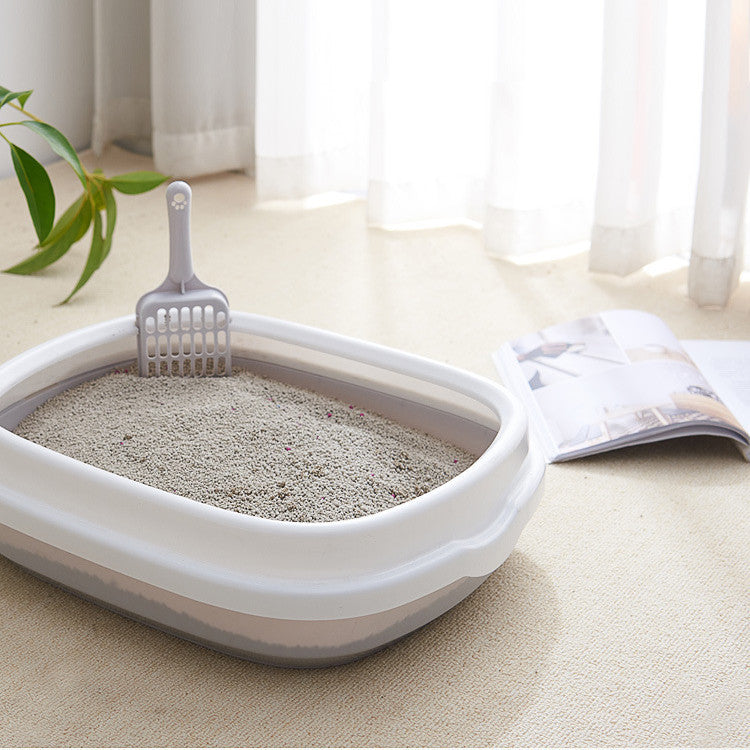 Cat Litter Box Pet Toilet High Quality Anti-Splash Pan
