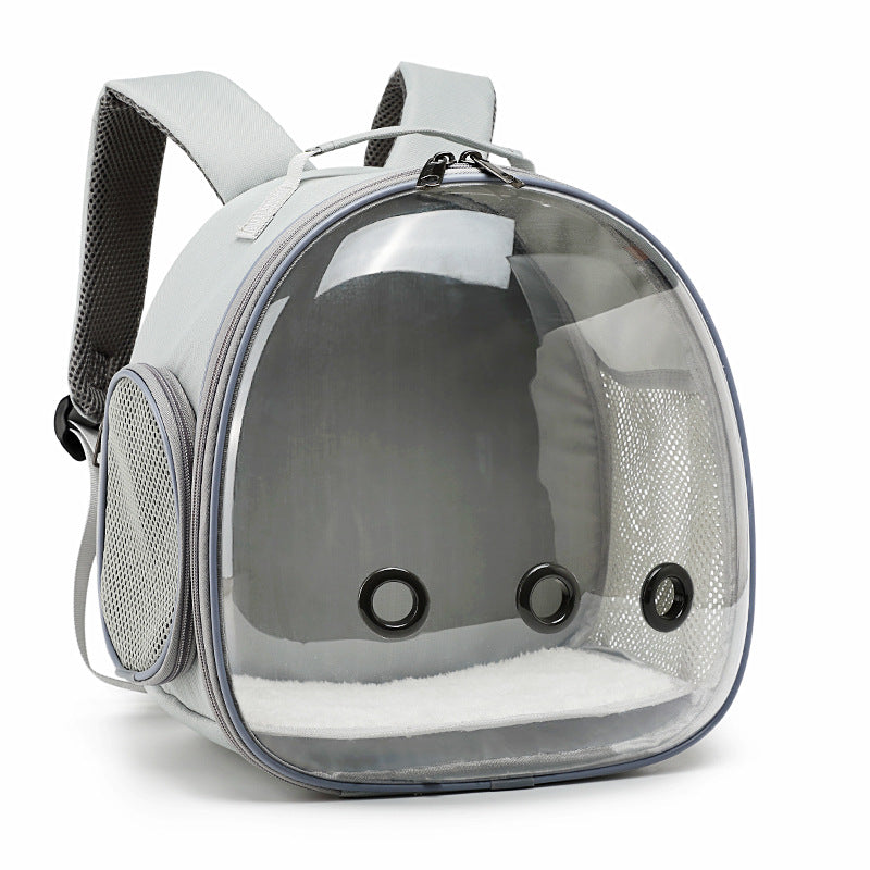 Pet Backpack Hamster Carrier Transparent Small Animal Carrier Guinea Pig Backpack Sugar Glider Ferret Pet Bag Rabbit Bunny Cage - Majestic Pet Kingdom