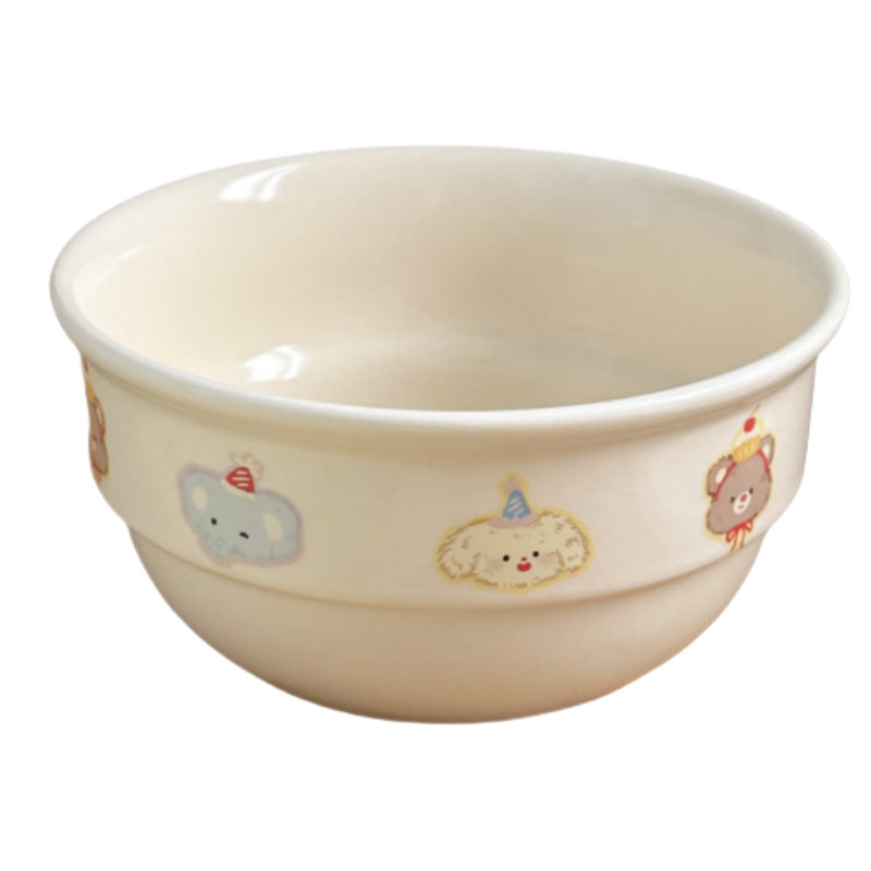 Original Cartoon Cute Cherry Sausage Dog Ceramic Tableware - Majestic Pet Kingdom