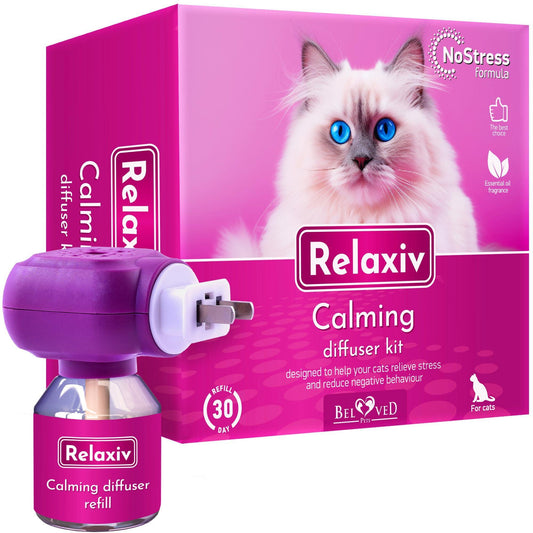 Pet Calming Diffuser Anti-Anxiety Pheromone Refill Kit 48ml