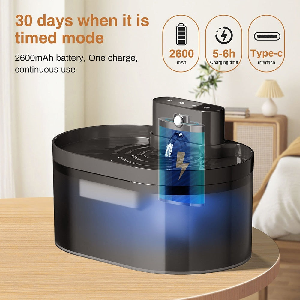 Stainless Steel USB Smart Pet Water Fountain - Majestic Pet Kingdom