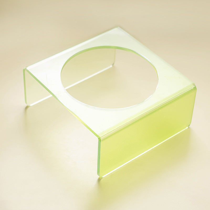 Cat Bowl Rack Acrylic Dog Bowl Anti-tumble - Majestic Pet Kingdom