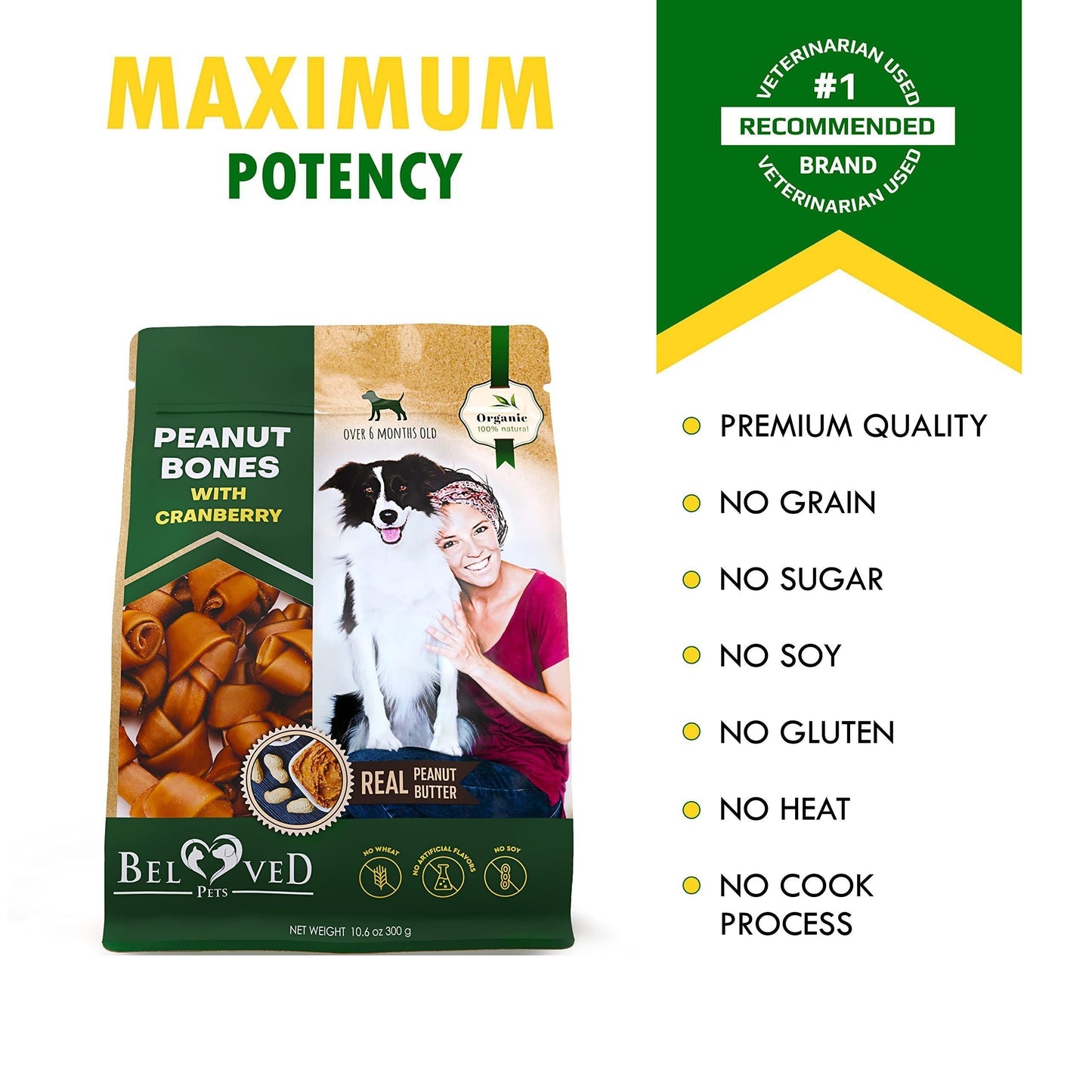 Dog Chews SmartBones Peanut Butter Mini Chewing Bones