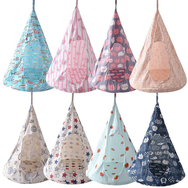 Cat Hammock Patterned Hanging Cage Soft Canvas Sleeping Bed Mat - Detail Angle 3 | Majestic Pet Kingdom