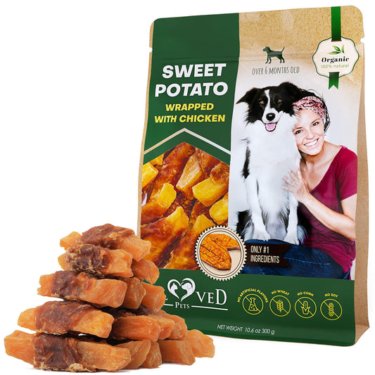 Dog Treats Sweet Potato & Chicken Grain-Free Chewing Bites 8oz
