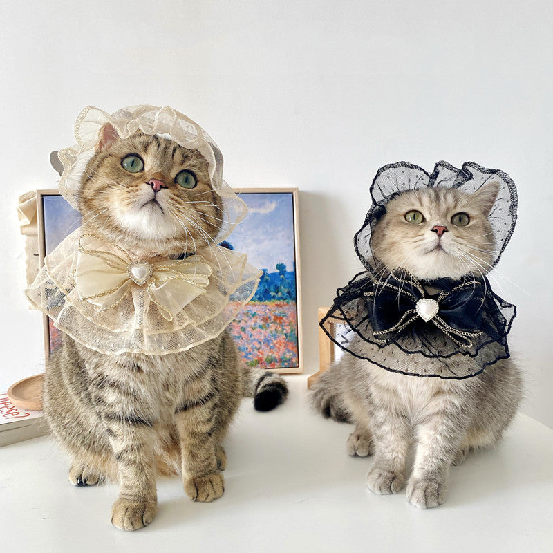 Netizens Cats Dogs Pets Lace Bibs Hats Clothes - Majestic Pet Kingdom