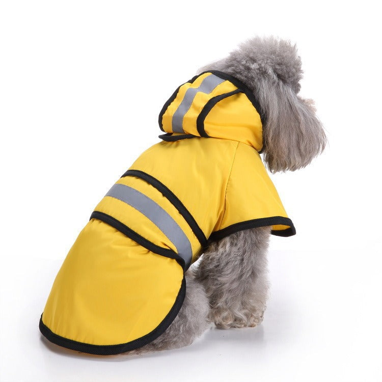 Reflective Dog Raincoat: Four-Seasons Waterproof Jacket