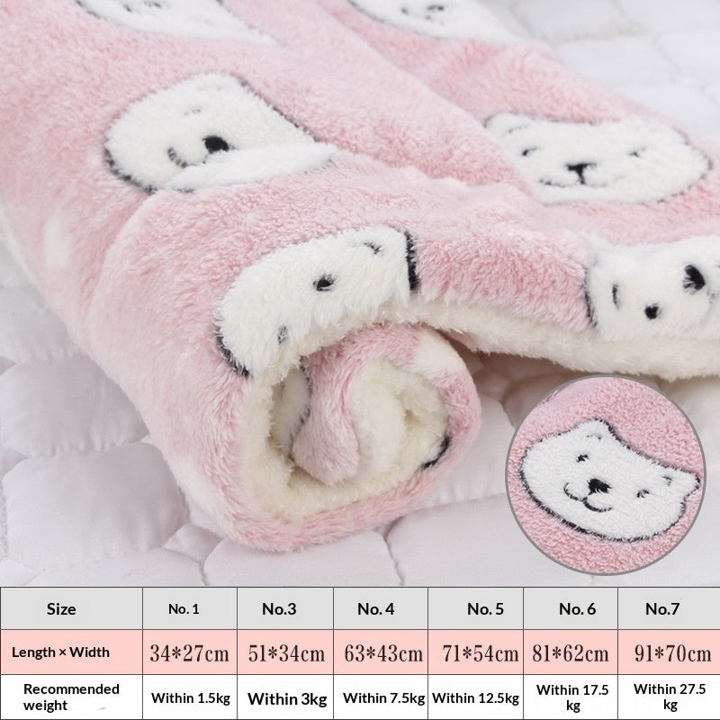Thickened Pet Mat For Autumn And Winter Warmth - Majestic Pet Kingdom