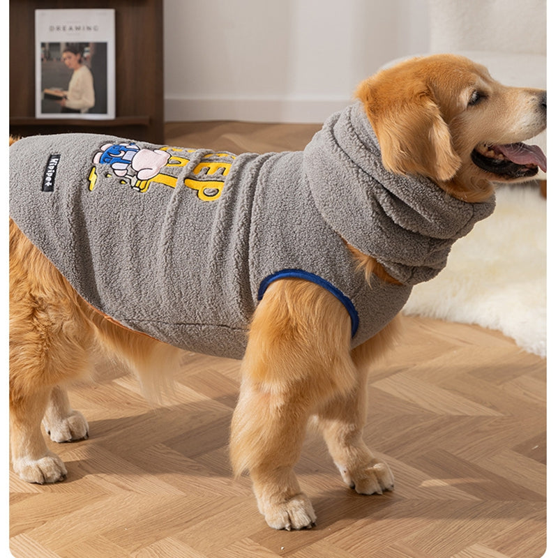 For Autumn And Winter, It's A Set Of Warm Pet Dog Clothing For Large And Medium-sized Dogs, Such As Golden Retrievers And Large Dogs - Majestic Pet Kingdom