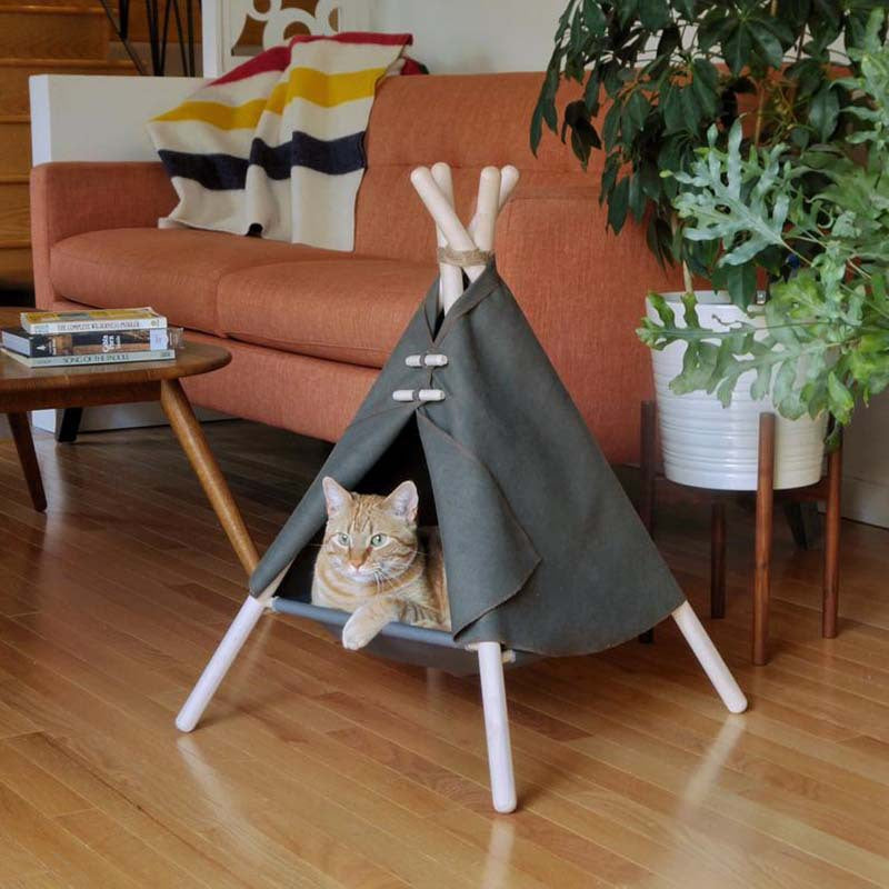 Breathable Frame Cat Bed & Dog Tent House - Majestic Pet Kingdom
