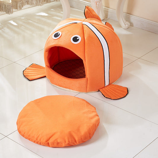 Removable & Washable Dog & Cat Kennel Bed