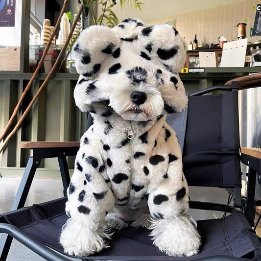 Dog Clothing Thickened Warm Fur Coat - Premium Pet Accessory
