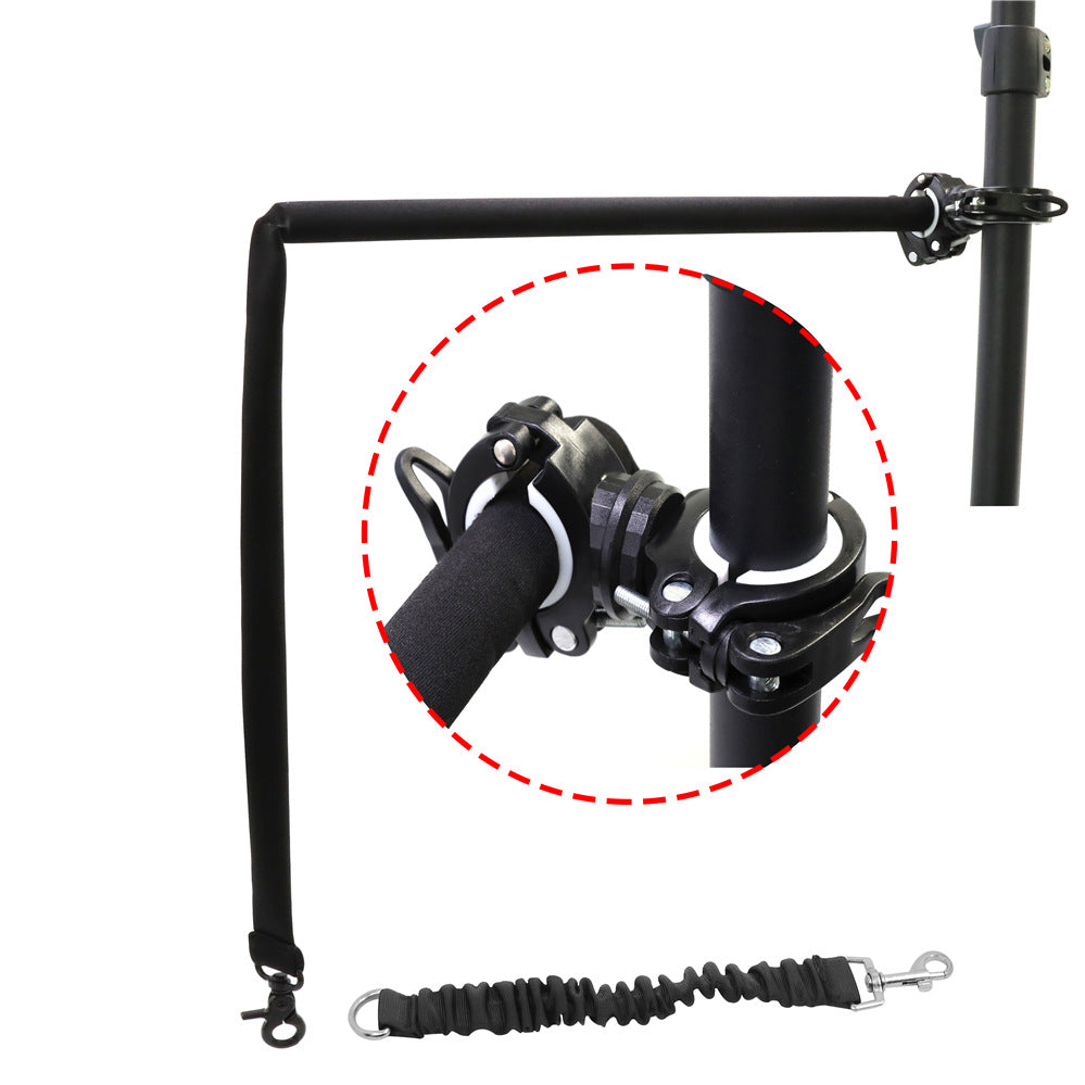 Dog Bike Leash Detachable Hands-Free Cycling Traction Lead - Detail Angle 6 | Majestic Pet Kingdom