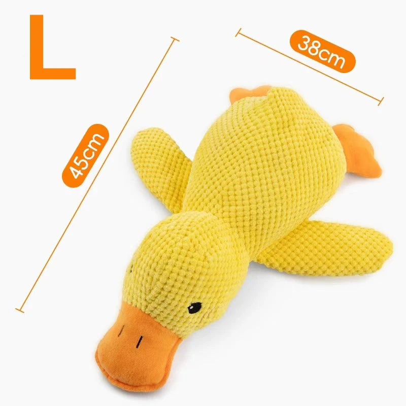 Companion Duck Toy: Squeaky Teeth Cleaning Plush