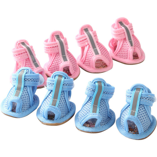 Dog Shoes Non-Slip Rubber Sole Soft Paw Boots for Small Dogs