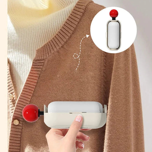 2 IN 1 Portable Pet Hair Remover Washable Reusable Lint Cleaner Sticky Hair Roller Removal Tool for Clothing Travel Household - Detail Angle 2 | Majestic Pet Kingdom