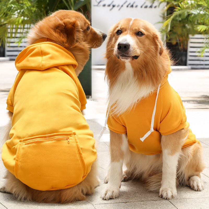 Fashion Pet Dog Simple Zipper Pocket Sweater - Majestic Pet Kingdom