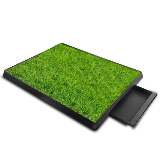 Dog Potty Training Artificial Grass Pad Pet Cat Toilet Trainer Mat Puppy Loo Tray Turf For Small Medium Dogs Indoor Outdoor Use | Purrfect Pet Kingdom