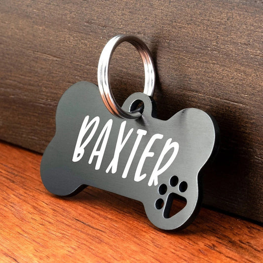 Creative Stainless Steel Lettering Keychain Heart-shaped - Majestic Pet Kingdom