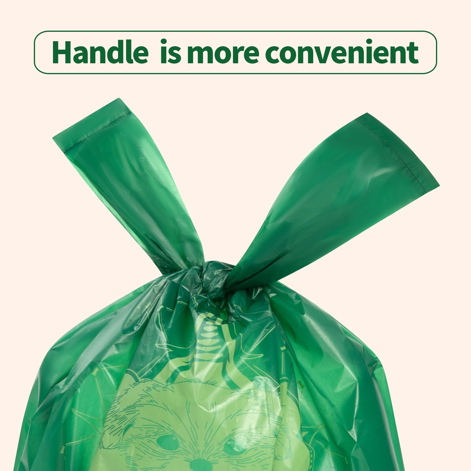 Dog Waste Bags Degradable EPI Vest Handle Poop Carrier