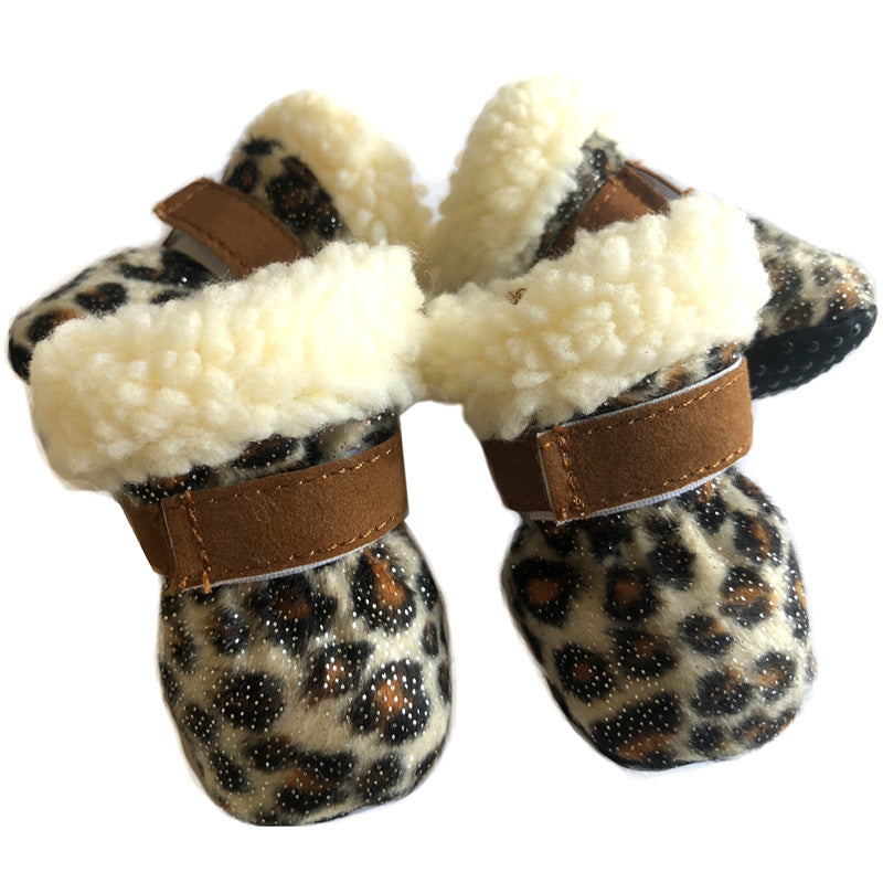 Waterproof Winter Dog Boots Socks Pet Dog Shoes Anti-slip Puppy Cat Rain Snow Booties Footwear For Small Dogs - Majestic Pet Kingdom