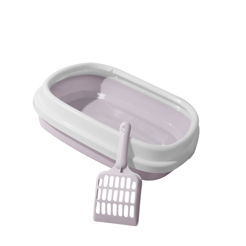 Cat Litter Box Pet Toilet Bedpan Trainer Tray Scoop
