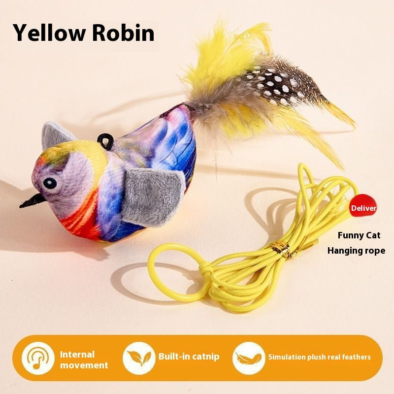 Cat Toy Simulation Will Call Bird To Swing Hanging Door Hanging Cat Teaser