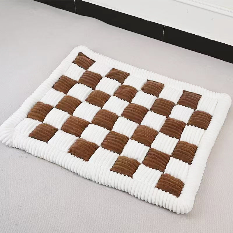 Washable Checkered Non-slip Car Mat - Majestic Pet Kingdom