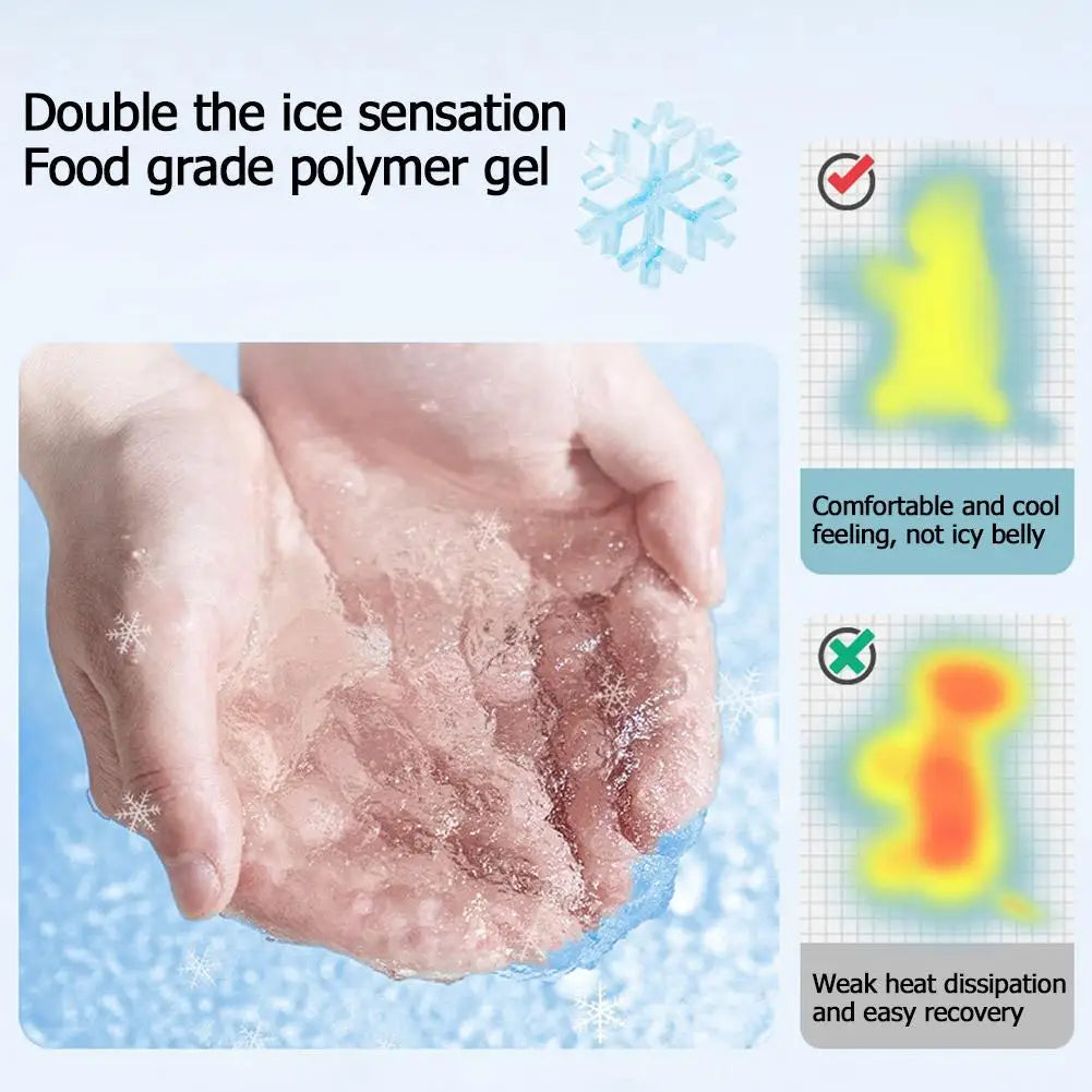 Cooling Pet Gel Pad: Collapsible Summer Ice Bed