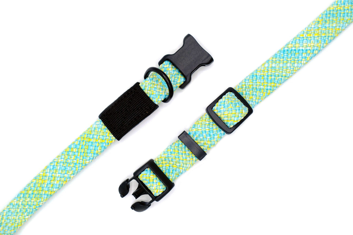 Dog Collar Mountain Climbing Rope Heavy-Duty Adjustable Band - Detail Angle 3 | Majestic Pet Kingdom