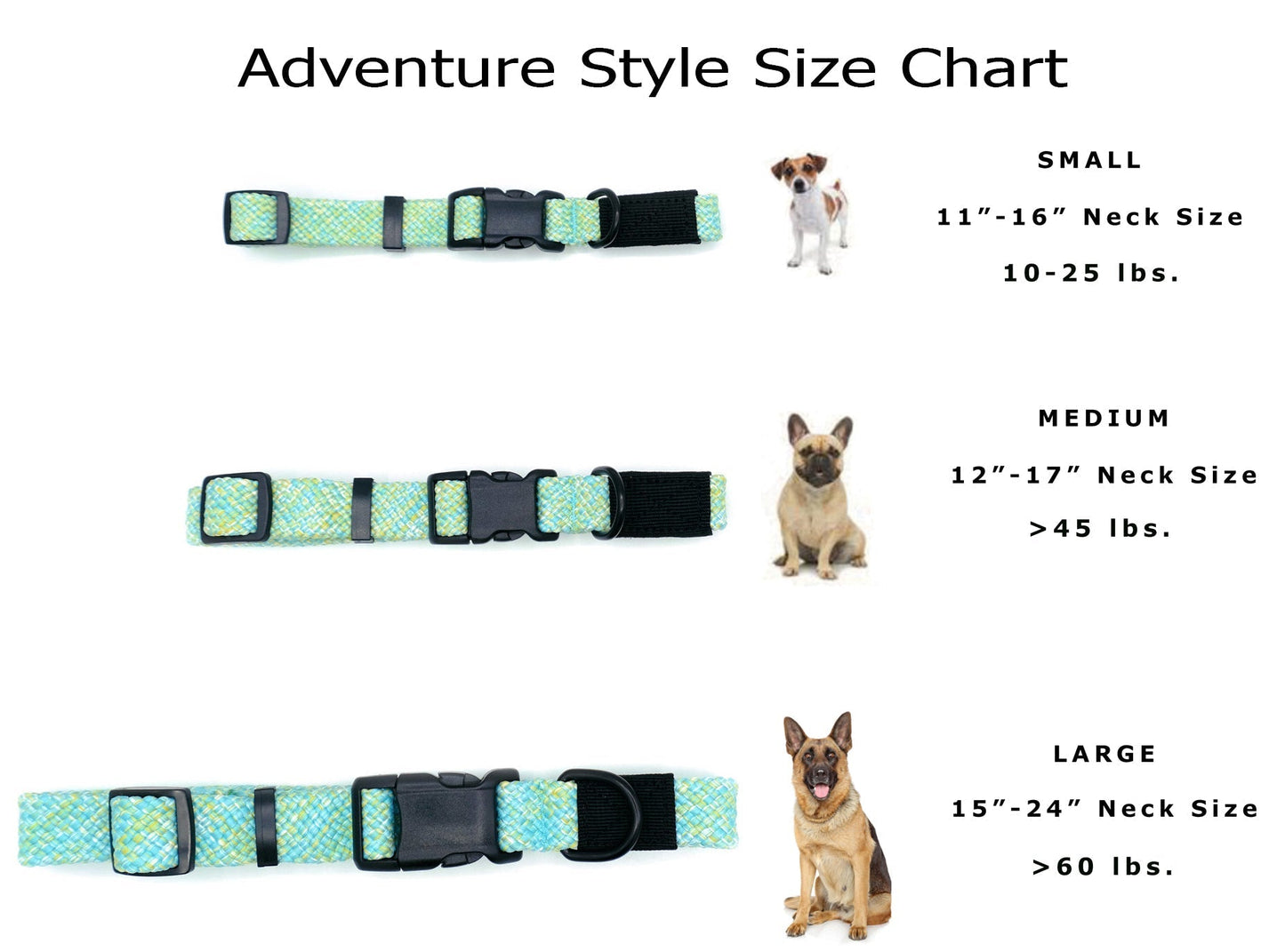 Dog Collar Mountain Climbing Rope Heavy-Duty Adjustable Band - Detail Angle 2 | Majestic Pet Kingdom
