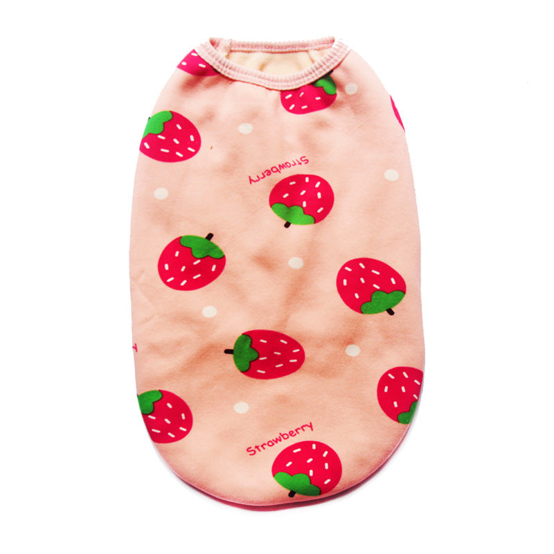 Pet Clothes Autumn And Winter Clothes Plush Vest Small Medium And Large - Majestic Pet Kingdom