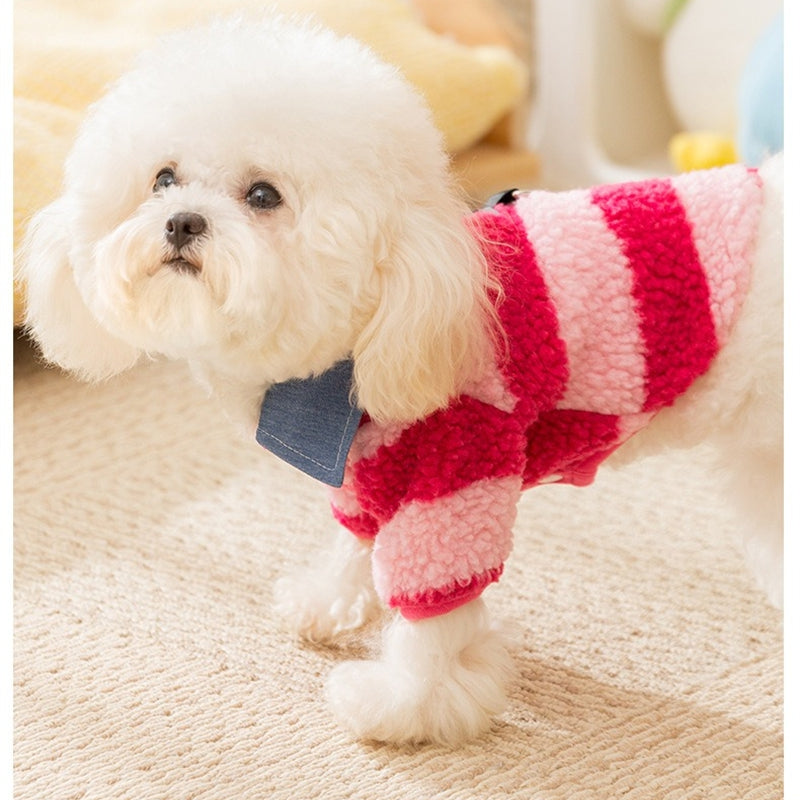 Leash Hole And Collar Winter Thick Warm Cozy Sweater For Small Medium Breeds, For Teddy Dachshunds Yorkies Cats - Majestic Pet Kingdom