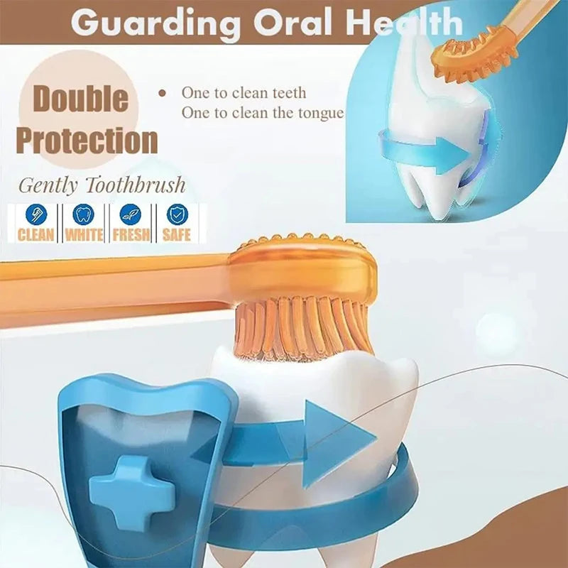 Silicone Dog Toothbrush: Oral Care Teeth Whitening Kit