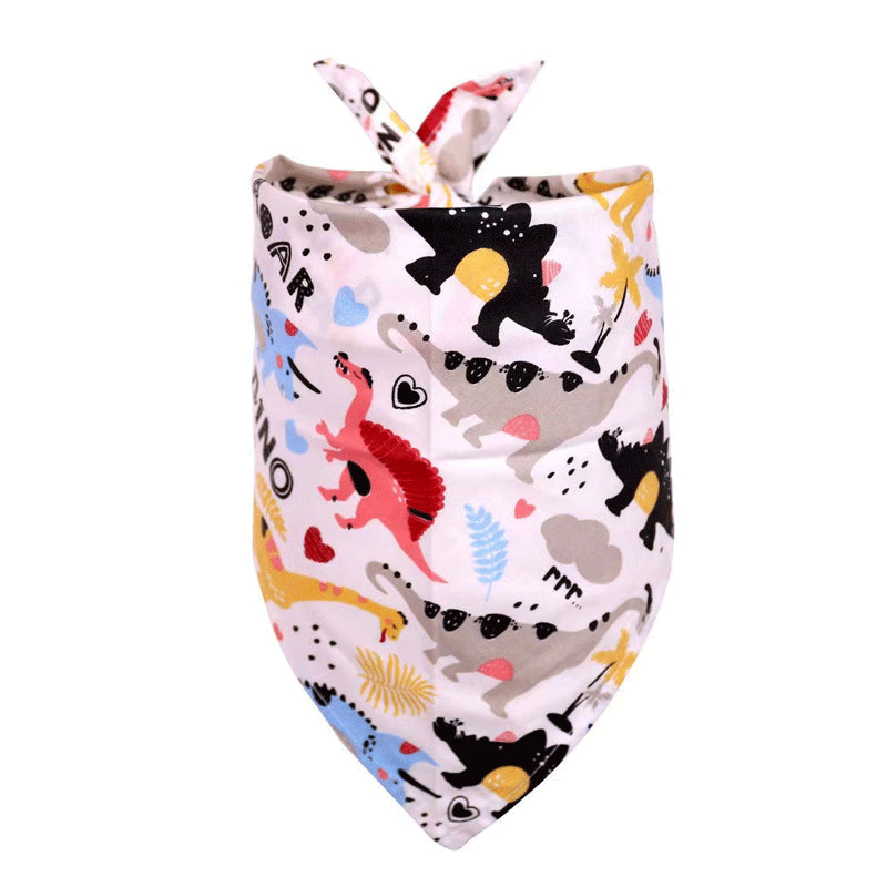 Pet Accessories Summer Pet Drool Towel Fruit Style Pet Scarf Pure Cotton Dog Triangle Scarf | Purrfect Pet Kingdom