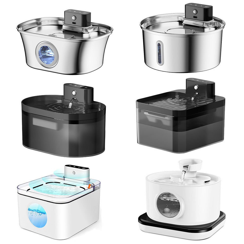 Stainless Steel USB Smart Pet Water Fountain - Majestic Pet Kingdom