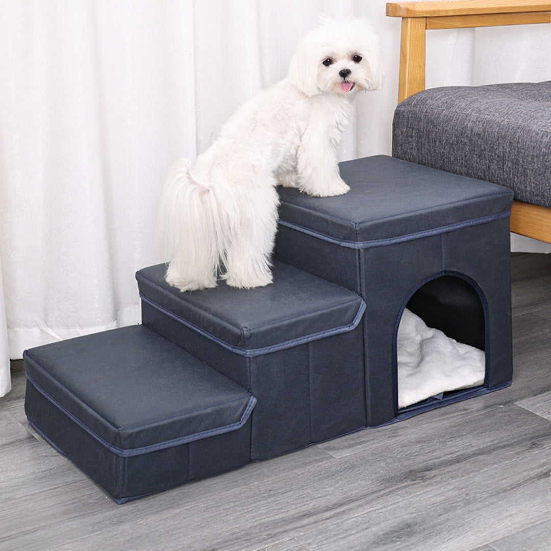 Multifunctional Pet Stairs Bed & Puppy Ladder