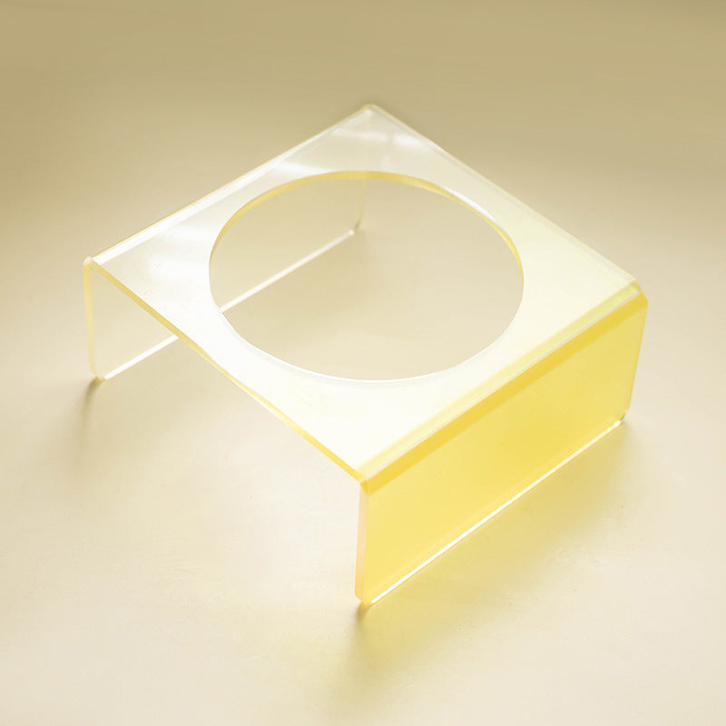 Cat Bowl Rack Acrylic Dog Bowl Anti-tumble - Majestic Pet Kingdom