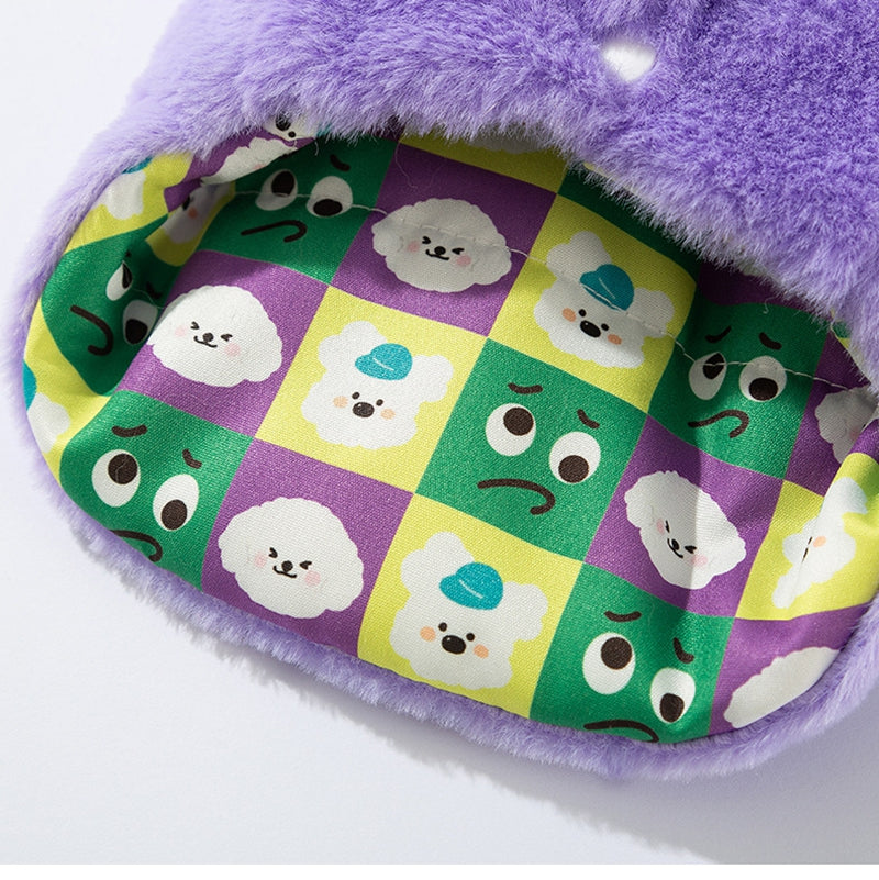 Autumn And Winter Korean Version New Dog Cute Cartoon Little Bear Sportswear Cat Teddy Pet Clothing With Scarf - Majestic Pet Kingdom