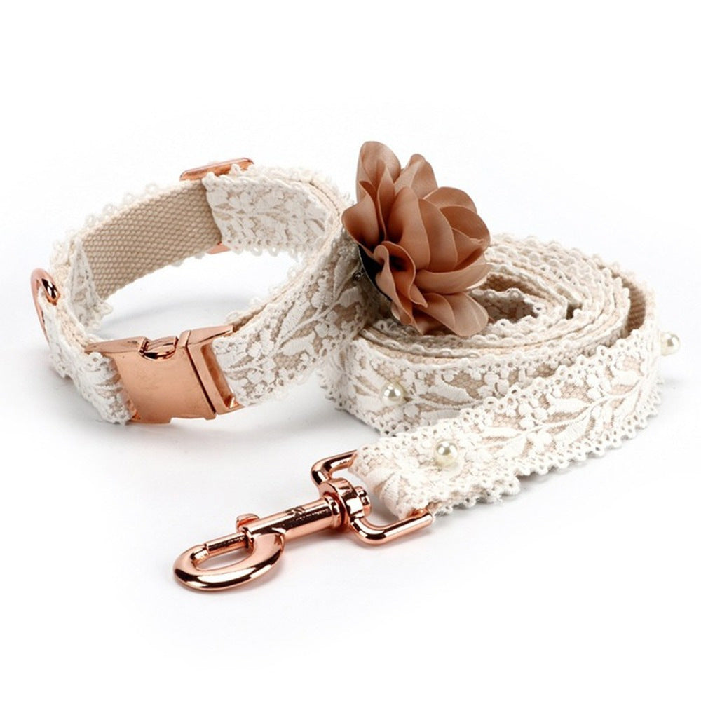 Lace Flower Pet Cat And Dog Harness Ergonomic Walking Harness | Majestic Pet Kingdom™