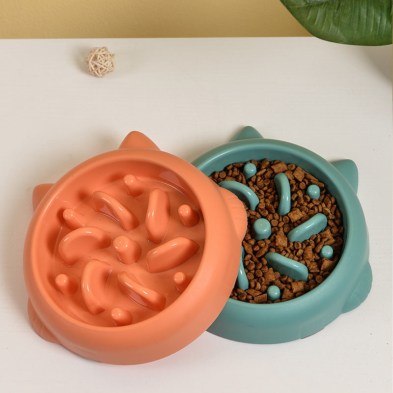 Dog Bowl Slow Feeder Anti-Choking Maze Healthy Eating Plate - Detail Angle 4 | Majestic Pet Kingdom