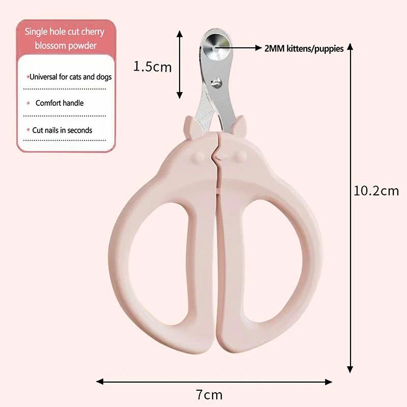 Cute Ergonomic Pet Nail Clipper & Scissor