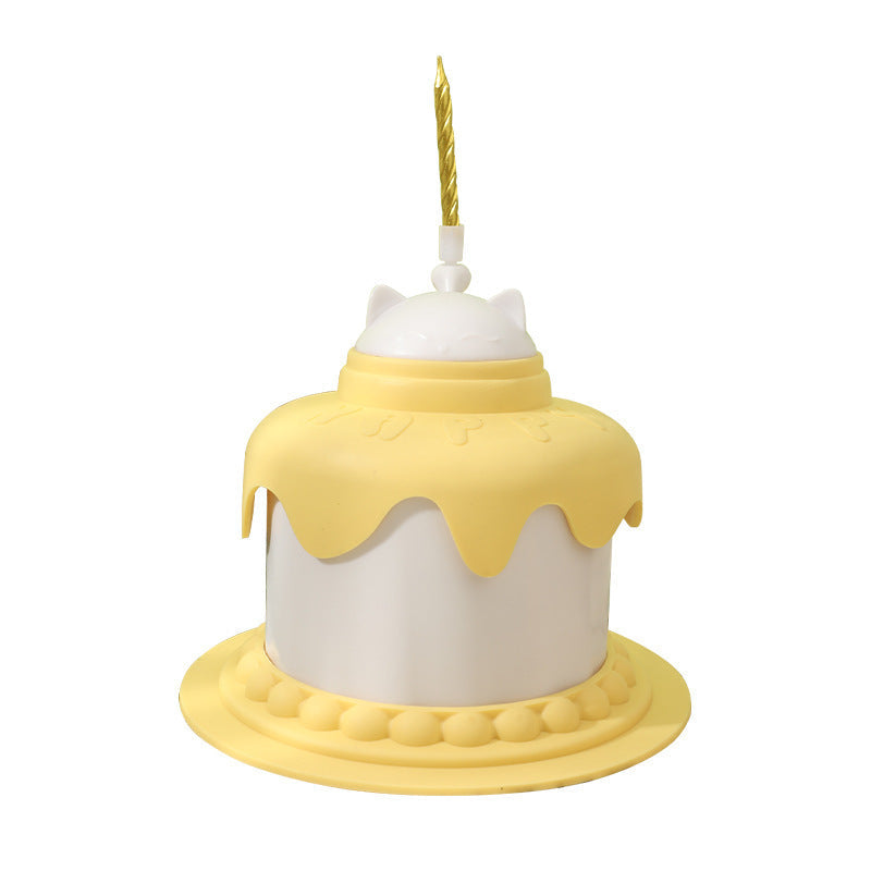 Multifunctional Cake Shape Cat Toy Creative Pet Feeding Bowl - Majestic Pet Kingdom